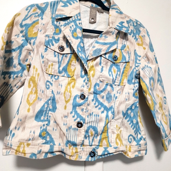 Cropped jacket 3/4 sleeves Perfect for Spring - Picture 6 of 8